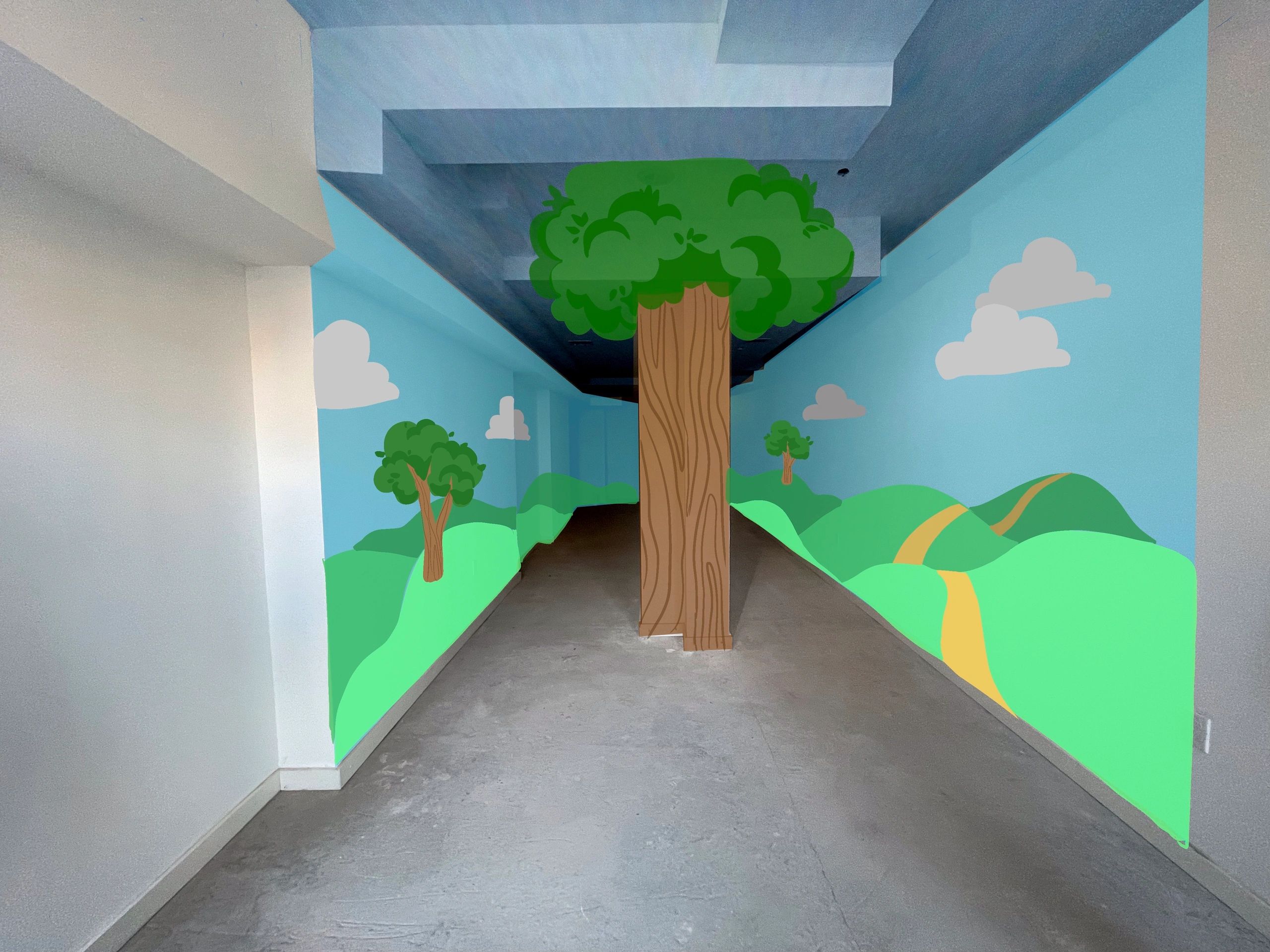Original mural rendering